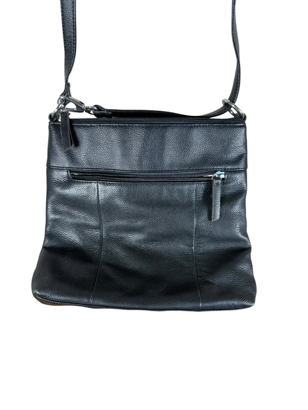 Tignanello‎ Black Pebbled Leather Bag